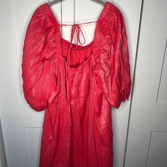 Free People Mara Mini Dress Pink Rose Women's Size Medium - Picture 5 of 8